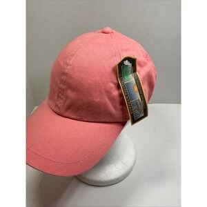 Dorfman Pacific Co DPC Pink Cotton Baseball Cap Hat One Size Elastic Back NWT